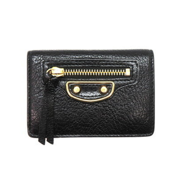Balenciaga Wallet Black Leather - Picture 1 of 6